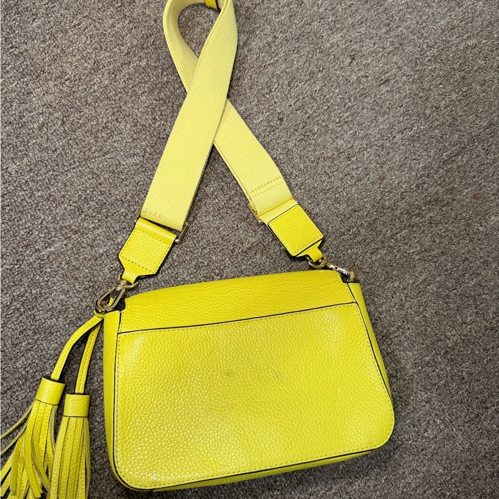 Tory Burch Vibrant Yellow Crossbody Bag - Picture 3 of 3